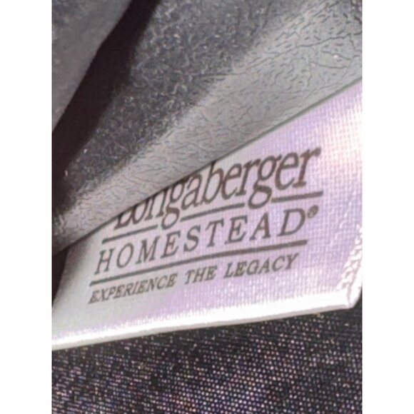 Longaberger Homestead Plaid Crossbody Wallet Purse Organizer Clutch Black Tan - Picture 4 of 10